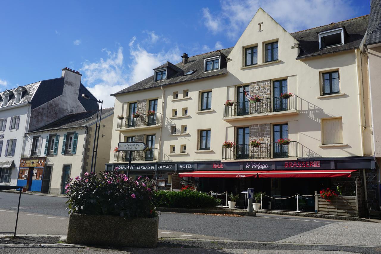 Hotel Le Relais De La Place Le Faou Exterior foto